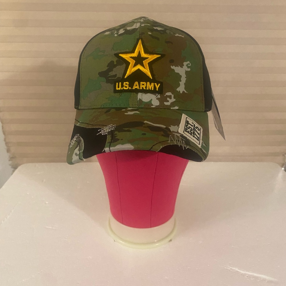 U.S. Army Camouflage Baseball Cap Adult Embroidered